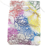 50Pcs Coralline Organza Gift Bags for Party Wedding Favor