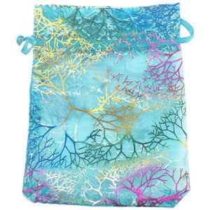 50Pcs Coralline Organza Gift Bags for Party Wedding Favor