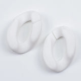 50Pcs/Pack 20*30MM Matte Acrylic Chain DIY Necklace Bag Glasses Link