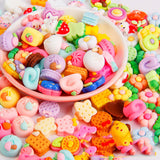50Pcs Mixed Mini Cartoon Resin Accessories for DIY Crafts