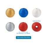 50Pcs Natural Wooden Round Beads for Jewelry Making DIY