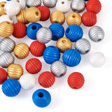 50Pcs Natural Wooden Round Beads for Jewelry Making DIY