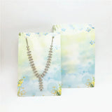 50Pcs Paper Necklace Packing Cards Pendant Displays Women Jewelry Gift Cards