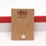 50Pcs Vintage Flower Jewelry Card for Necklace/Earring/Hairpin Packaging