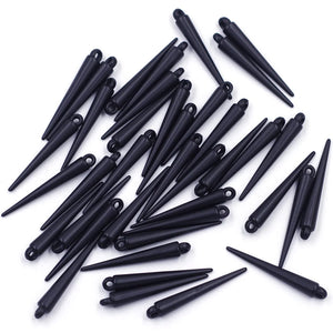 50Pcs Acrylic Spike Earrings for DIY Jewelry Charms Bracelets
