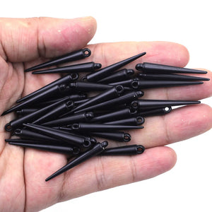 50Pcs Acrylic Spike Earrings for DIY Jewelry Charms Bracelets
