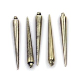 50pcs Acrylic Spike Tear Rivet Punk Studs Earrings DIY Jewelry Making Findings