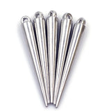 50pcs Acrylic Spike Tear Rivet Punk Studs Earrings DIY Jewelry Making Findings