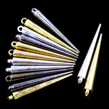 50pcs Acrylic Spike Tear Rivet Punk Studs Earrings DIY Jewelry Making Findings