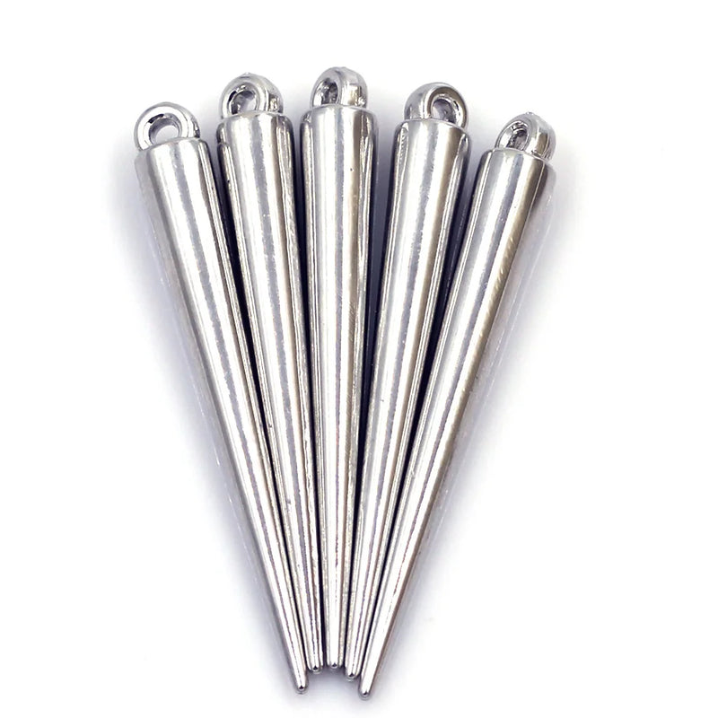 50pcs Acrylic Spike Tear Rivet Punk Studs Earrings DIY Jewelry Making Findings
