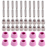 50Pcs Plasma Cutter Torch Consumables Kit For-60 SG-55 WSD-60