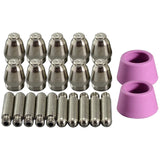 50Pcs Plasma Cutter Torch Consumables Kit For-60 SG-55 WSD-60