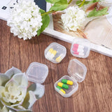 50Pcs Plastic Bead Containers Clear Jewelry Tool Box Carrying Cases