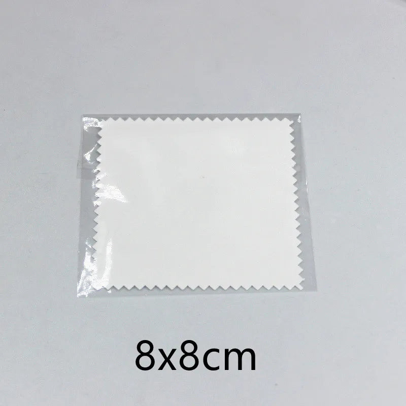 50Pcs Sterling Silver Jewelry Cleaning Cloth Polishing Wiping Silverware