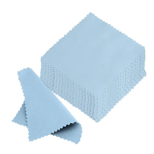 50Pcs Sterling Silver Jewelry Cleaning Cloth Polishing Wiping Silverware