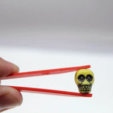 50Pcs Mixed Skull Big Hole Acrylic Spacer Beads Jewelry Making