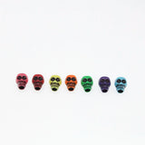 50Pcs Mixed Skull Big Hole Acrylic Spacer Beads Jewelry Making