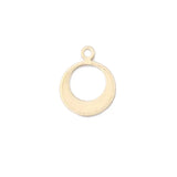 50Pcs Brass Moon Charms Pendant For DIY Jewelry Making