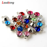 50Pcs Rose Acrylic Beads Drill Charm Pendants for Jewelry Making