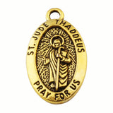 50Pcs St. Jude Thaddeus Religion Charms for Jewelry Making