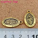 50Pcs St. Jude Thaddeus Religion Charms for Jewelry Making