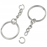 50Pcs Screw Eye Pin Key Chains With Open Jump Ring Chain Extender Eye Pins
