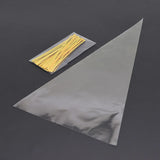 50Pcs Clear Cellophane Packing Bag for DIY Wedding Party Favors Popcorn