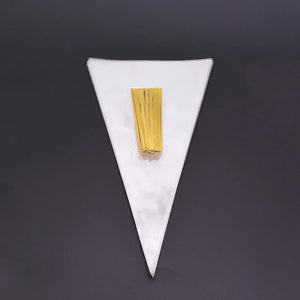 50Pcs Clear Cellophane Packing Bag for DIY Wedding Party Favors Popcorn