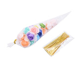 50Pcs Clear Cellophane Packing Bag for DIY Wedding Party Favors Popcorn