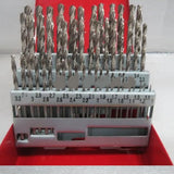 50Pcs/Set Twist Drill Bits 1.0-5.9mm for Wood Plastic Metal Crafts