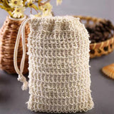 50Pcs Exfoliating Sisal Soap Bag Shower Bath Soap Saver Pouch Holder