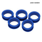 50Pcs Silicone Finger Rings for Scissors Inserts Mix Colors