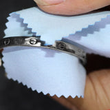 50Pcs Silver Polishing Cloth with Packaging Silver Cleaning Wipe Cloth