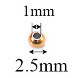 50Pcs Stainless Steel Spacer Beads DIY Jewelry Making Accessories