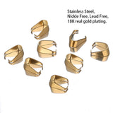 50Pcs Stainless Steel Clip Clasps Pendants Hooks Necklace Connecto