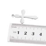 50Pcs Stainless Steel Cross Charms Pendant DIY Jewelry Making Charms Finding