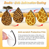 50Pcs Sublimation Printing Earrings DIY Jewelry Making Supplies