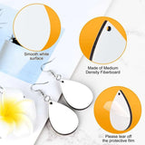 50Pcs Sublimation Earrings DIY Jewelry Making Supplies