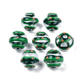 50Pcs Glass Enamel Beads Colorful Round Spot Necklace Earring Jewelry