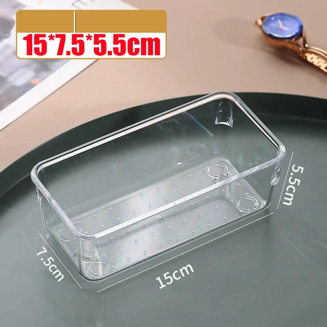 50Pcs Transparent PVC Jewelry Organizer Box Package Bags Self Sealing Pouch