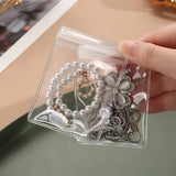 50Pcs Clear PVC Jewelry Organizer Pouches Bags Necklace Bracelet Storage Box
