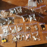 50Pcs Clear PVC Jewelry Organizer Pouches Bags Necklace Bracelet Storage Box