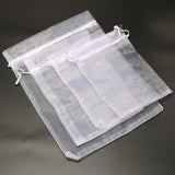 50Pcs Organza Drawstring Bags Bulk Gift Wrap Yarn Bags