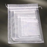 50Pcs Organza Drawstring Bags Bulk Gift Wrap Yarn Bags
