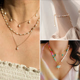 50Pcs Freshwater Pearl Rice Shape Charms DIY Jewelry Earring Making