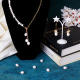 50Pcs Freshwater Pearl Rice Shape Charms DIY Jewelry Earring Making