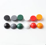 50Pcs Colorful Semicircle Beads DIY Natural Wood Beaded Jewelry Baby Toys