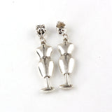 50Pcs Dressmaker Mannequin Seamstress Pendant for Bead Bracelet