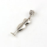 50Pcs Dressmaker Mannequin Seamstress Pendant for Bead Bracelet