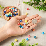 50Pcs/box 10 Style Porcelain Bead Spacer Beads Colorful For Jewelry Making